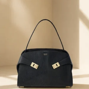 Ferragamo Hug Soft bicolor shoulder bag
